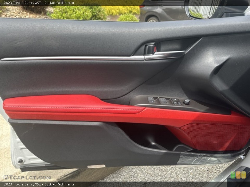 Cockpit Red Interior Door Panel for the 2023 Toyota Camry XSE #146133034