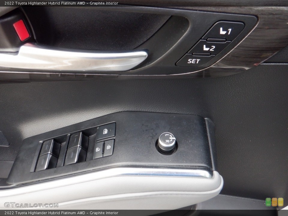 Graphite Interior Door Panel for the 2022 Toyota Highlander Hybrid Platinum AWD #146133373