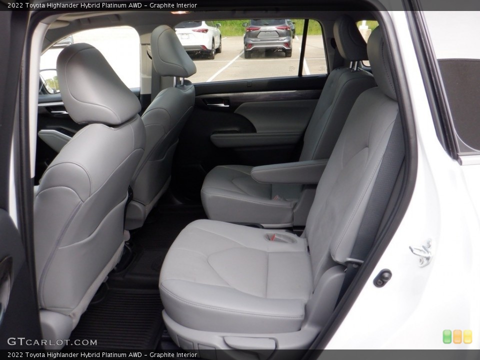Graphite Interior Rear Seat for the 2022 Toyota Highlander Hybrid Platinum AWD #146133571