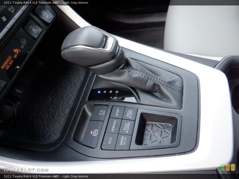 Light Gray Interior Transmission for the 2021 Toyota RAV4 XLE Premium AWD #146133913