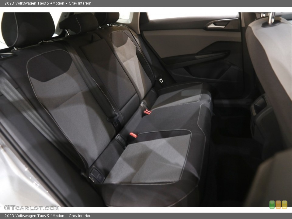 Gray Interior Rear Seat for the 2023 Volkswagen Taos S 4Motion #146133946