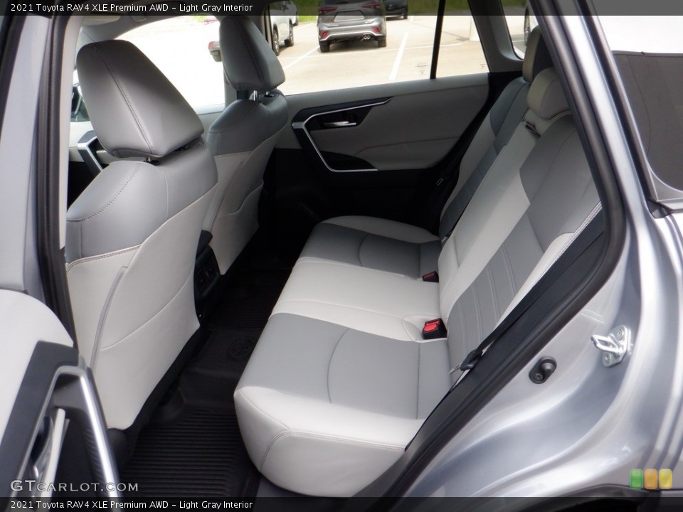 Light Gray Interior Rear Seat for the 2021 Toyota RAV4 XLE Premium AWD #146134336