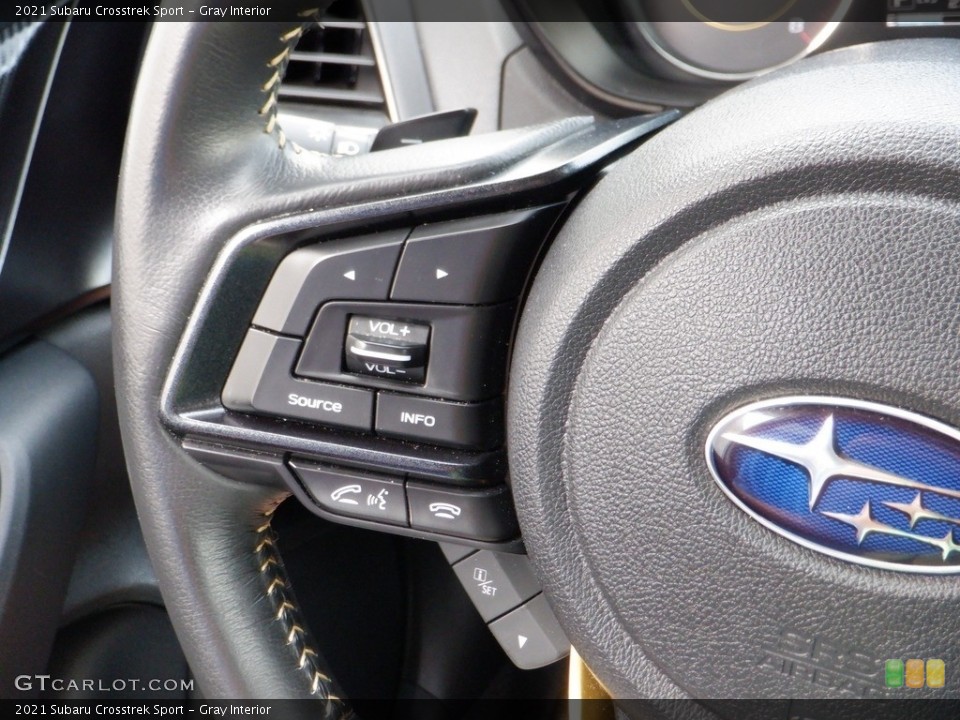 Gray Interior Steering Wheel for the 2021 Subaru Crosstrek Sport #146134636