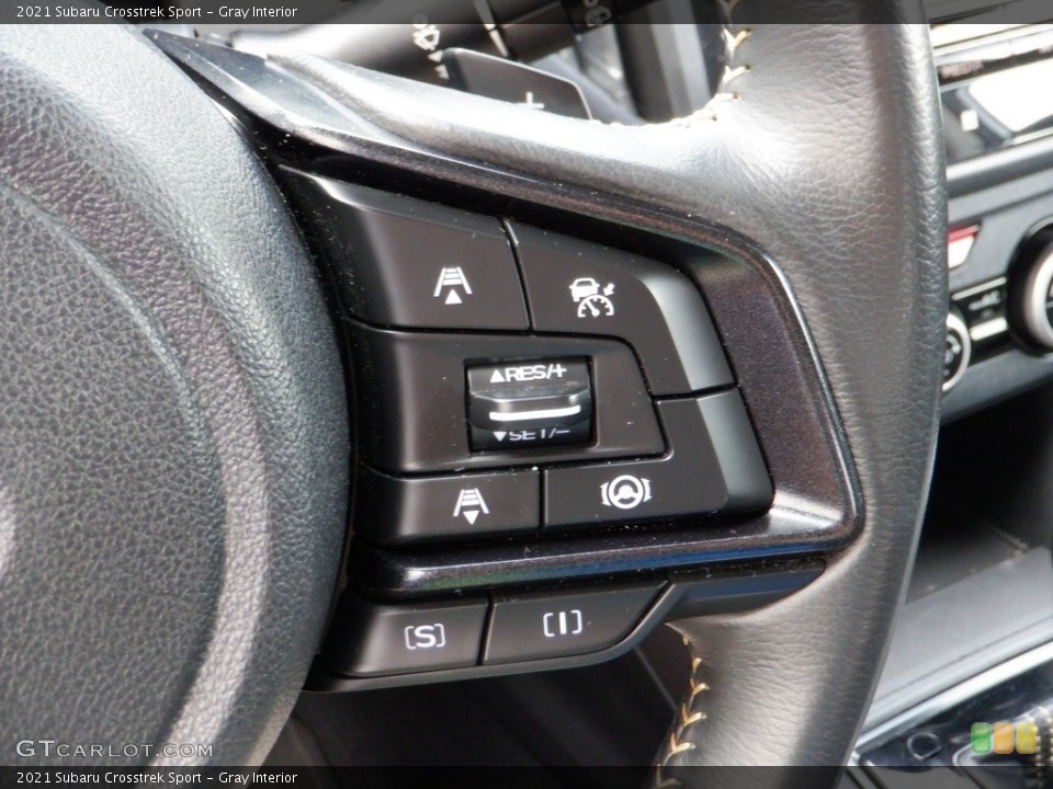 Gray Interior Steering Wheel for the 2021 Subaru Crosstrek Sport #146134653