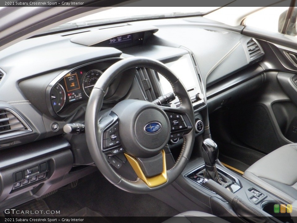 Gray Interior Dashboard for the 2021 Subaru Crosstrek Sport #146134912
