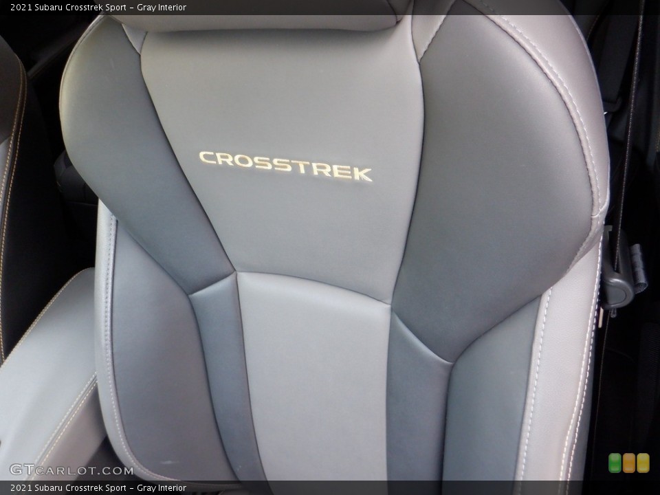 Gray Interior Front Seat for the 2021 Subaru Crosstrek Sport #146134975