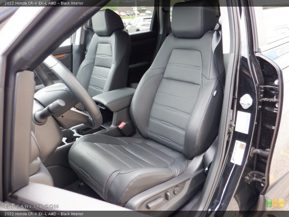 Black Interior Front Seat for the 2022 Honda CR-V EX-L AWD #146136160