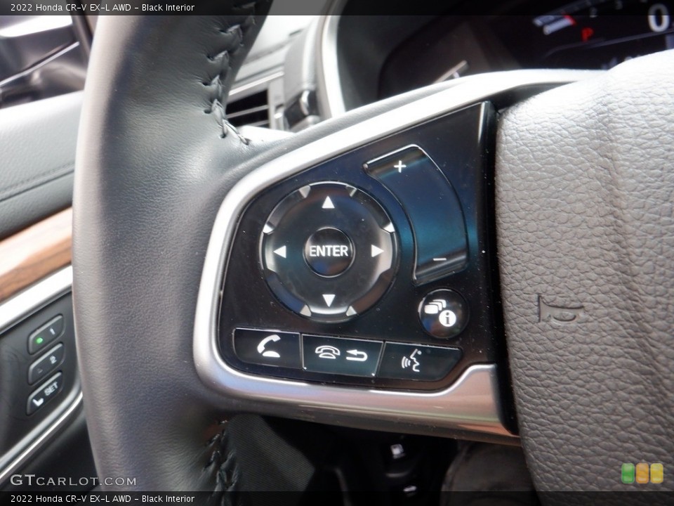Black Interior Steering Wheel for the 2022 Honda CR-V EX-L AWD #146136346