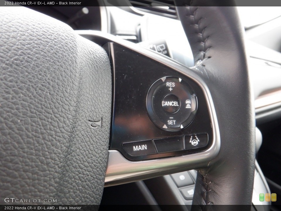 Black Interior Steering Wheel for the 2022 Honda CR-V EX-L AWD #146136361
