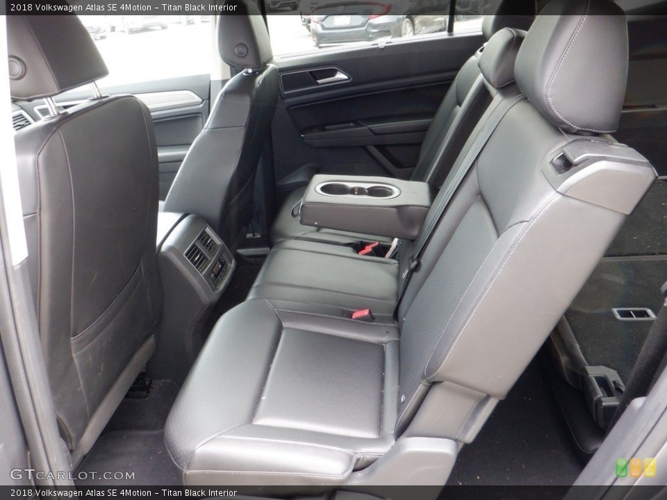 Titan Black Interior Rear Seat for the 2018 Volkswagen Atlas SE 4Motion #146137462