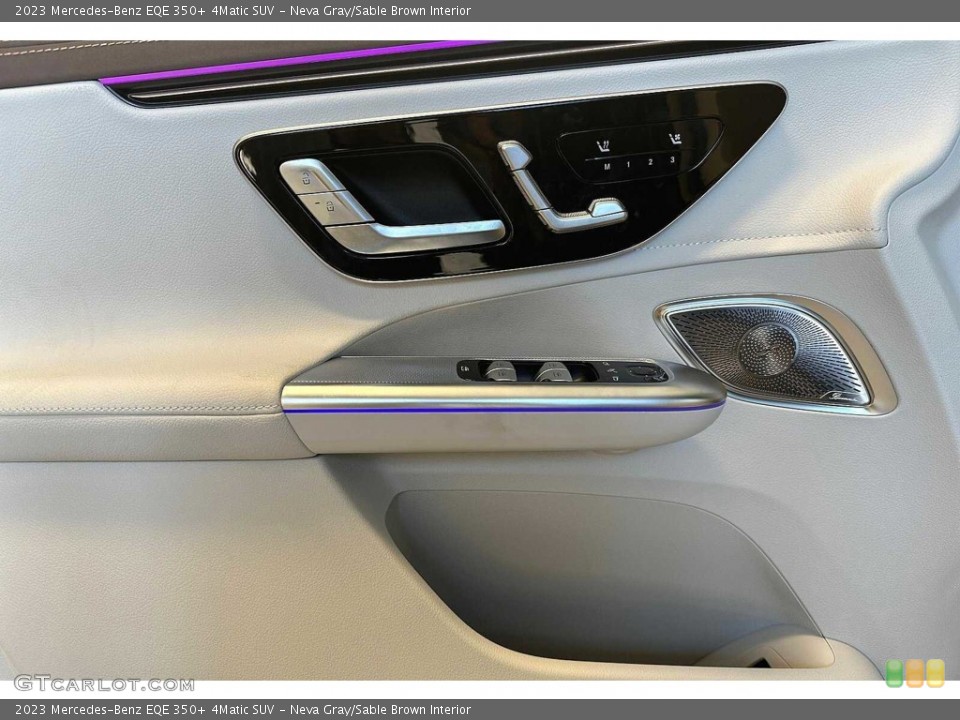 Neva Gray/Sable Brown Interior Door Panel for the 2023 Mercedes-Benz EQE 350+ 4Matic SUV #146141771