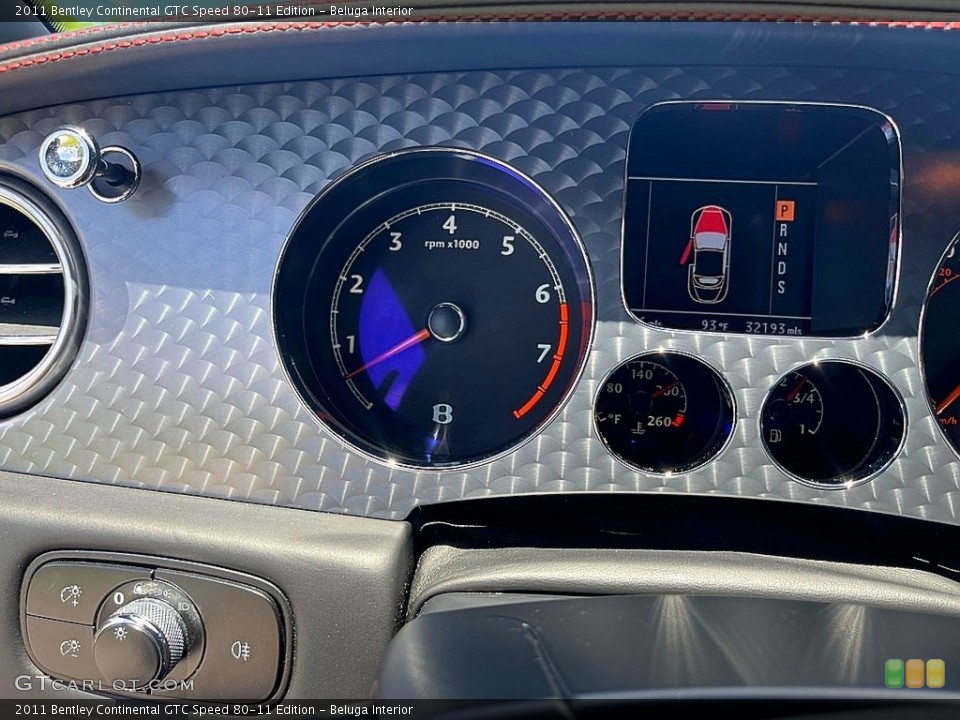 Beluga Interior Gauges for the 2011 Bentley Continental GTC Speed 80-11 Edition #146142336