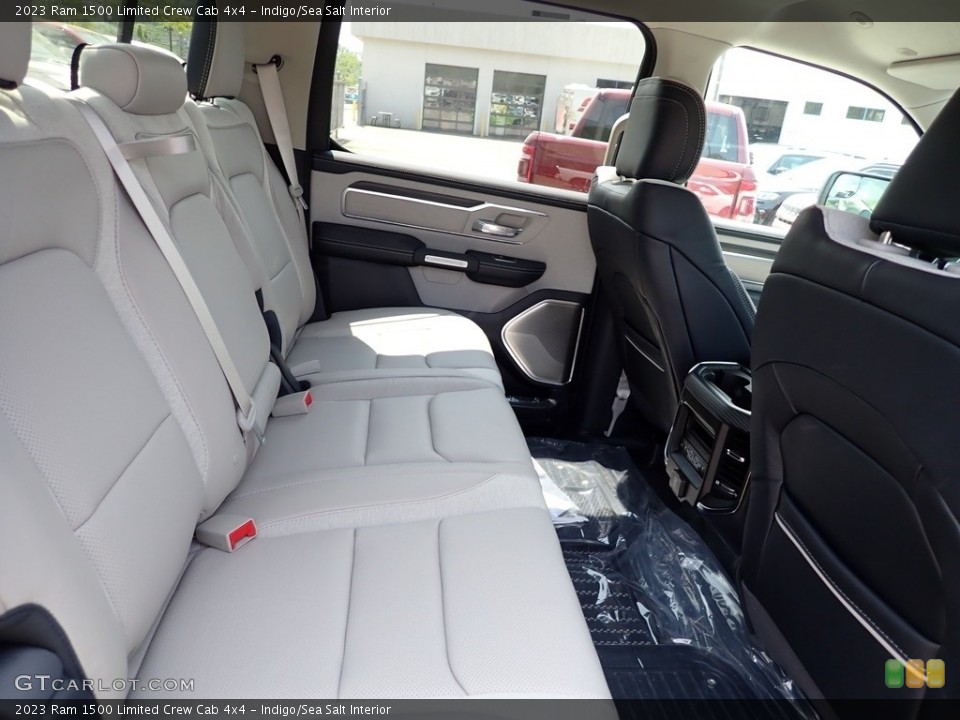 Indigo/Sea Salt Interior Rear Seat for the 2023 Ram 1500 Limited Crew Cab 4x4 #146142342