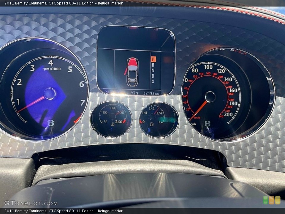 Beluga Interior Gauges for the 2011 Bentley Continental GTC Speed 80-11 Edition #146142357
