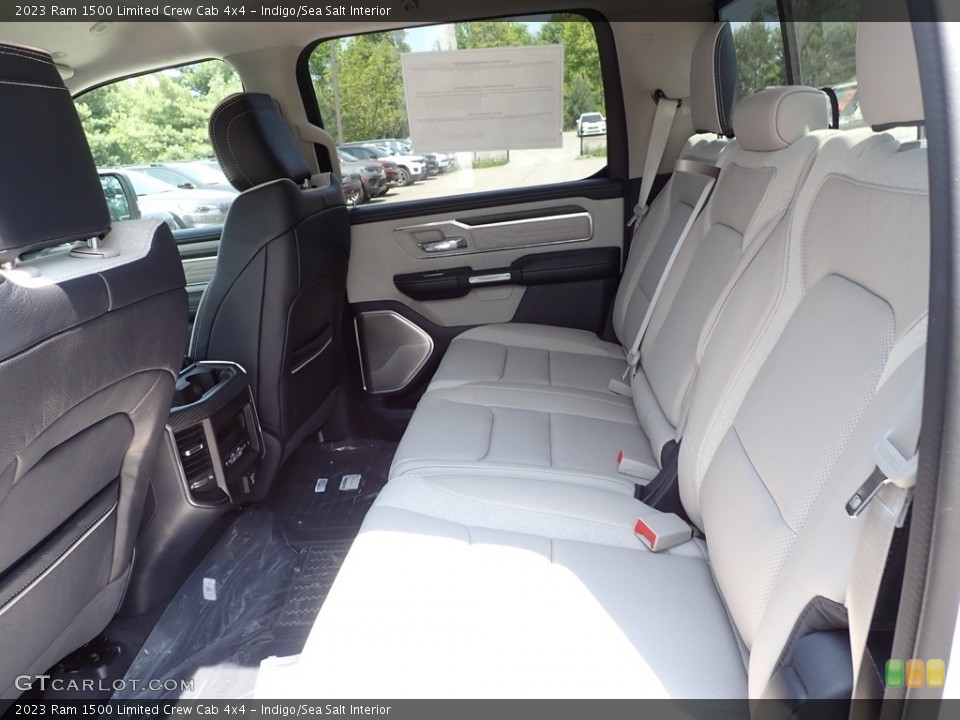 Indigo/Sea Salt Interior Rear Seat for the 2023 Ram 1500 Limited Crew Cab 4x4 #146142393