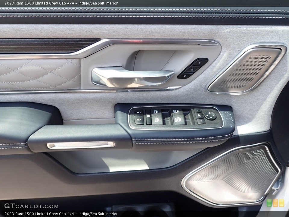 Indigo/Sea Salt Interior Door Panel for the 2023 Ram 1500 Limited Crew Cab 4x4 #146142455