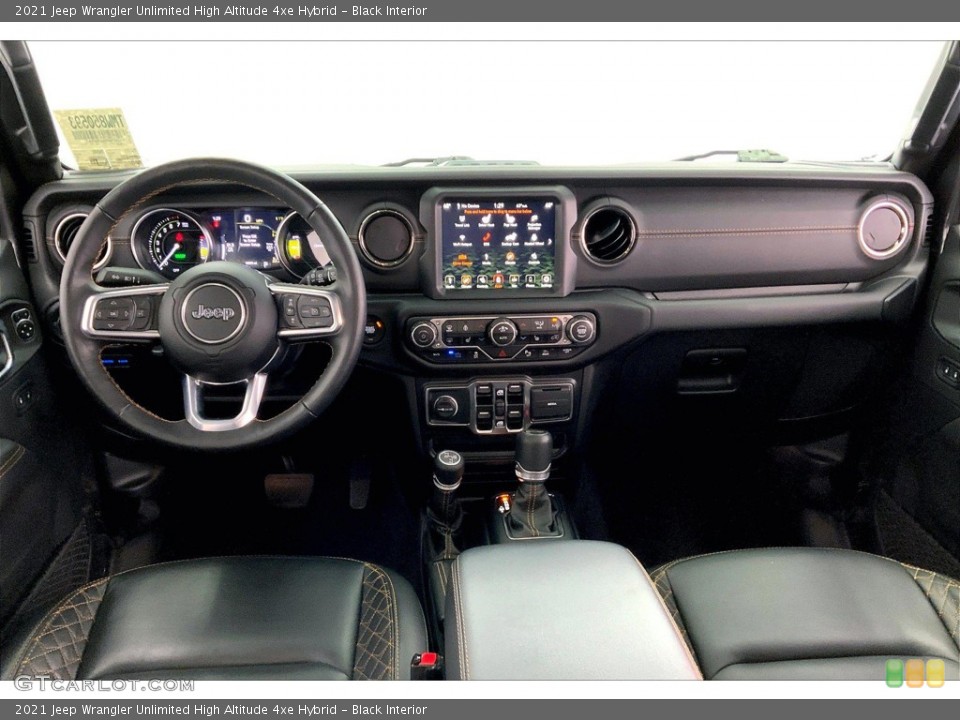 Black Interior Front Seat for the 2021 Jeep Wrangler Unlimited High Altitude 4xe Hybrid #146142792