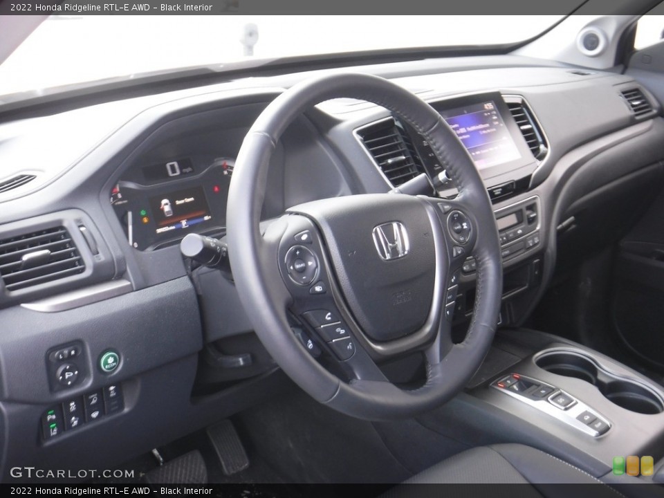 Black Interior Dashboard for the 2022 Honda Ridgeline RTL-E AWD #146142802