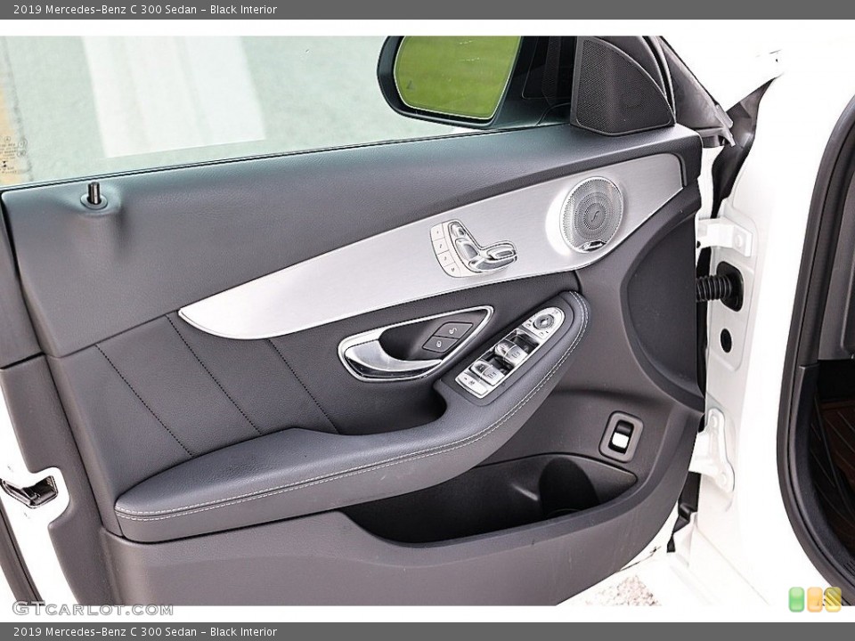 Black Interior Door Panel for the 2019 Mercedes-Benz C 300 Sedan #146142951