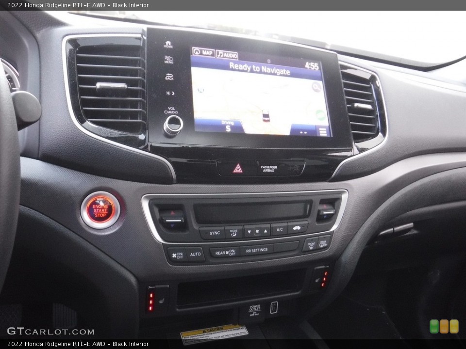 Black Interior Controls for the 2022 Honda Ridgeline RTL-E AWD #146143035