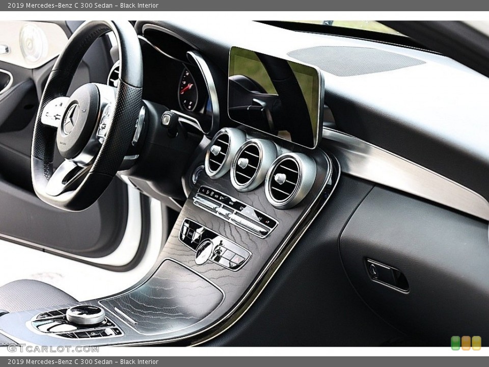Black Interior Controls for the 2019 Mercedes-Benz C 300 Sedan #146143050