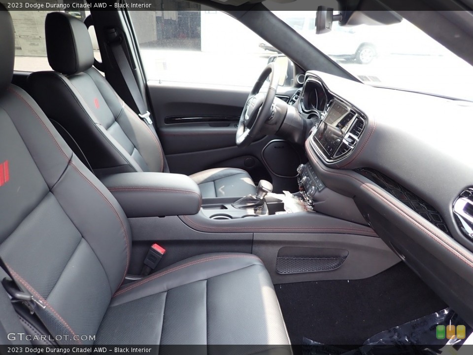 Black Interior Front Seat for the 2023 Dodge Durango Citadel AWD #146143311