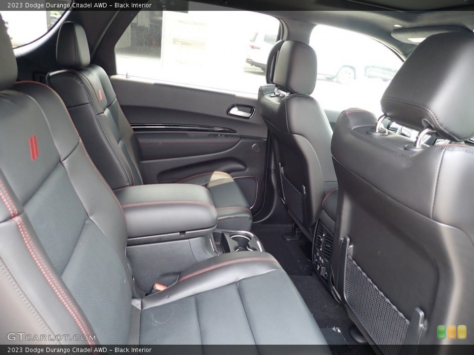 Black Interior Rear Seat for the 2023 Dodge Durango Citadel AWD #146143350
