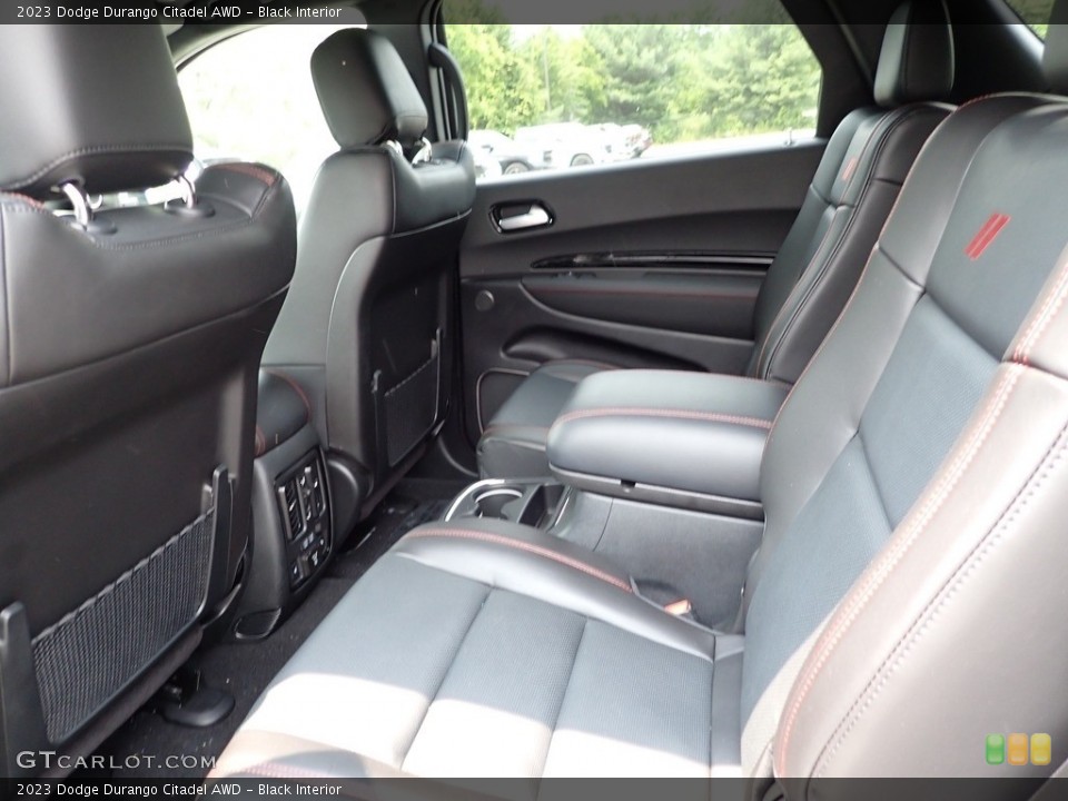 Black Interior Rear Seat for the 2023 Dodge Durango Citadel AWD #146143374