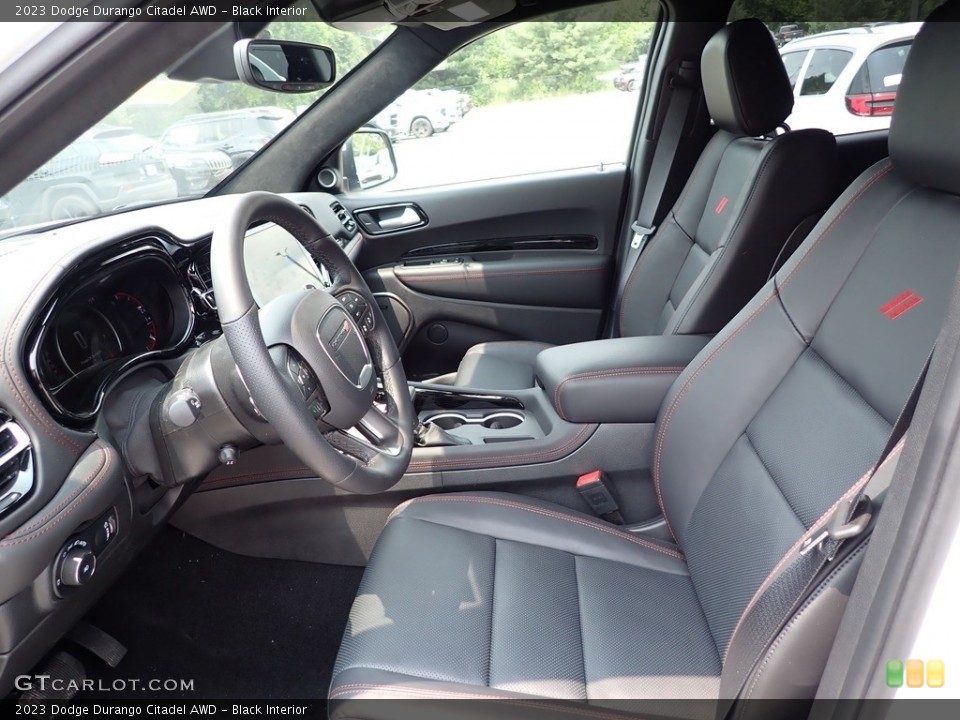 Black Interior Front Seat for the 2023 Dodge Durango Citadel AWD #146143419