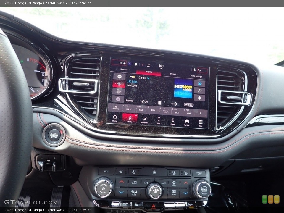 Black Interior Controls for the 2023 Dodge Durango Citadel AWD #146143515