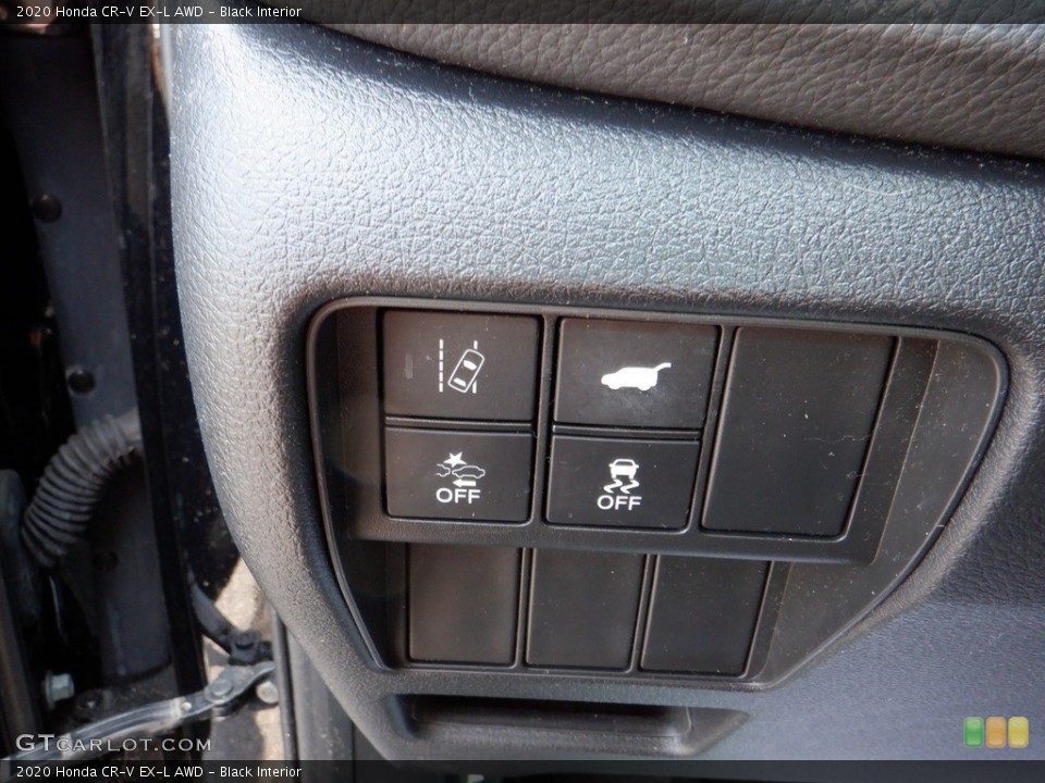 Black Interior Controls for the 2020 Honda CR-V EX-L AWD #146144394