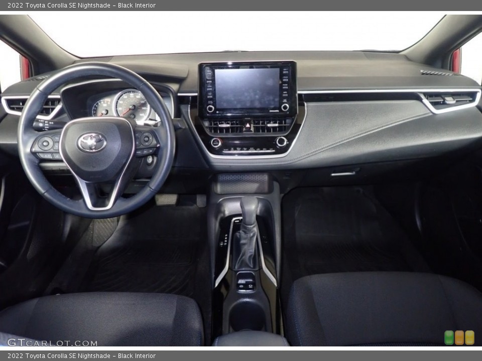Black Interior Dashboard for the 2022 Toyota Corolla SE Nightshade #146144475