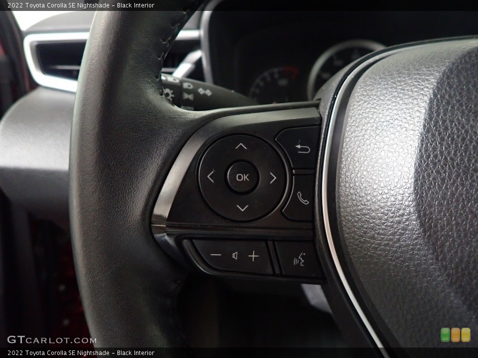 Black Interior Steering Wheel for the 2022 Toyota Corolla SE Nightshade #146144529
