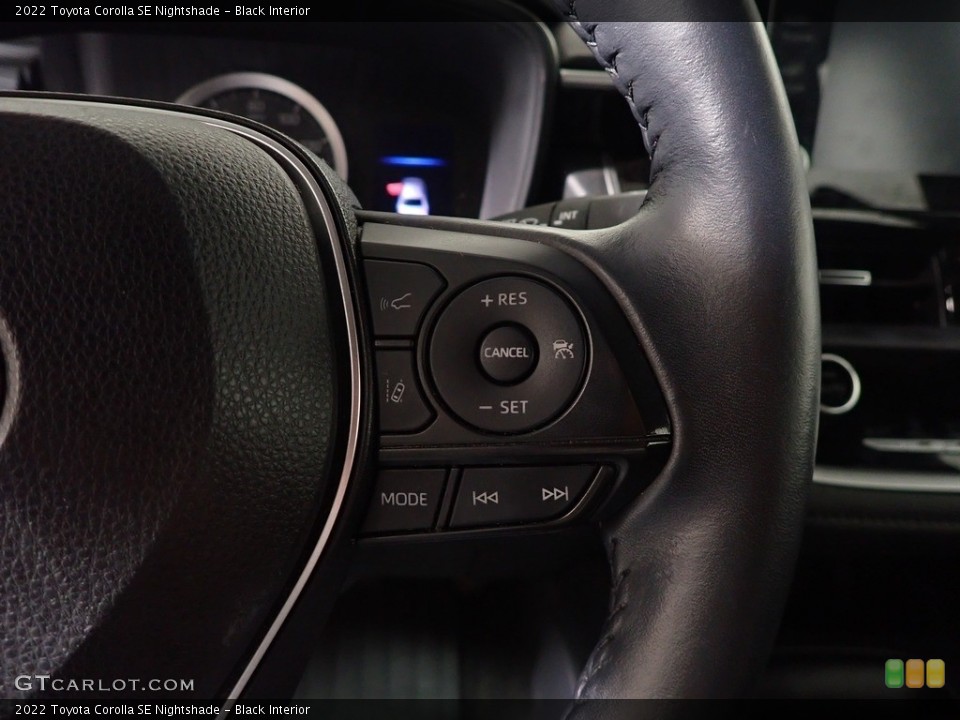 Black Interior Steering Wheel for the 2022 Toyota Corolla SE Nightshade #146144547