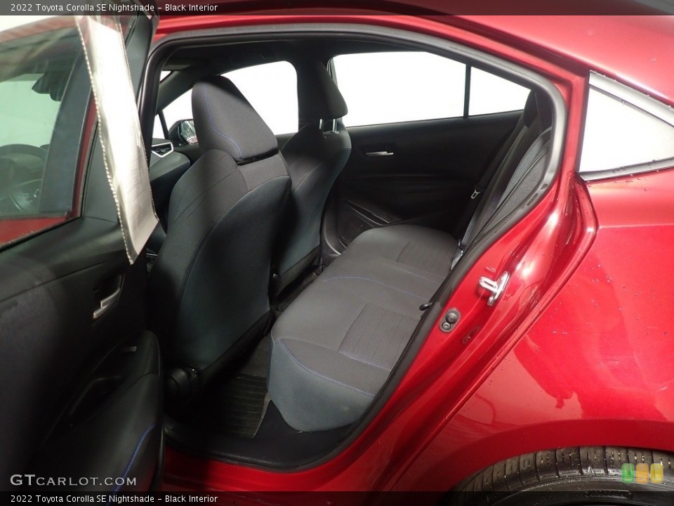 Black Interior Rear Seat for the 2022 Toyota Corolla SE Nightshade #146144619