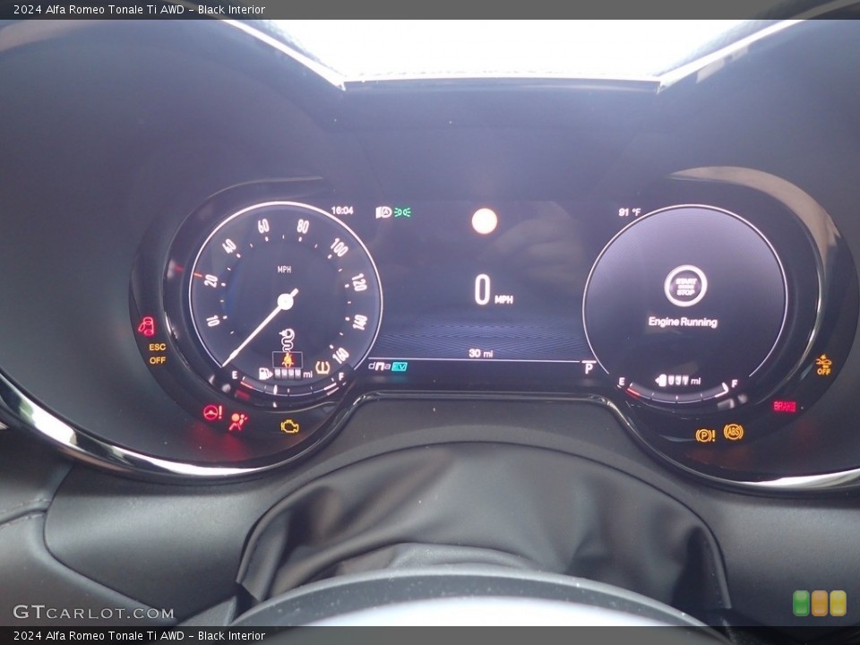 Black Interior Gauges for the 2024 Alfa Romeo Tonale Ti AWD #146144769