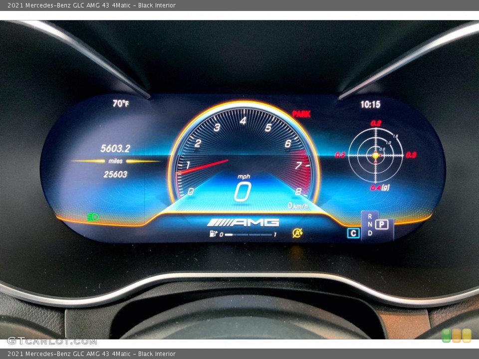 Black Interior Gauges for the 2021 Mercedes-Benz GLC AMG 43 4Matic #146145510