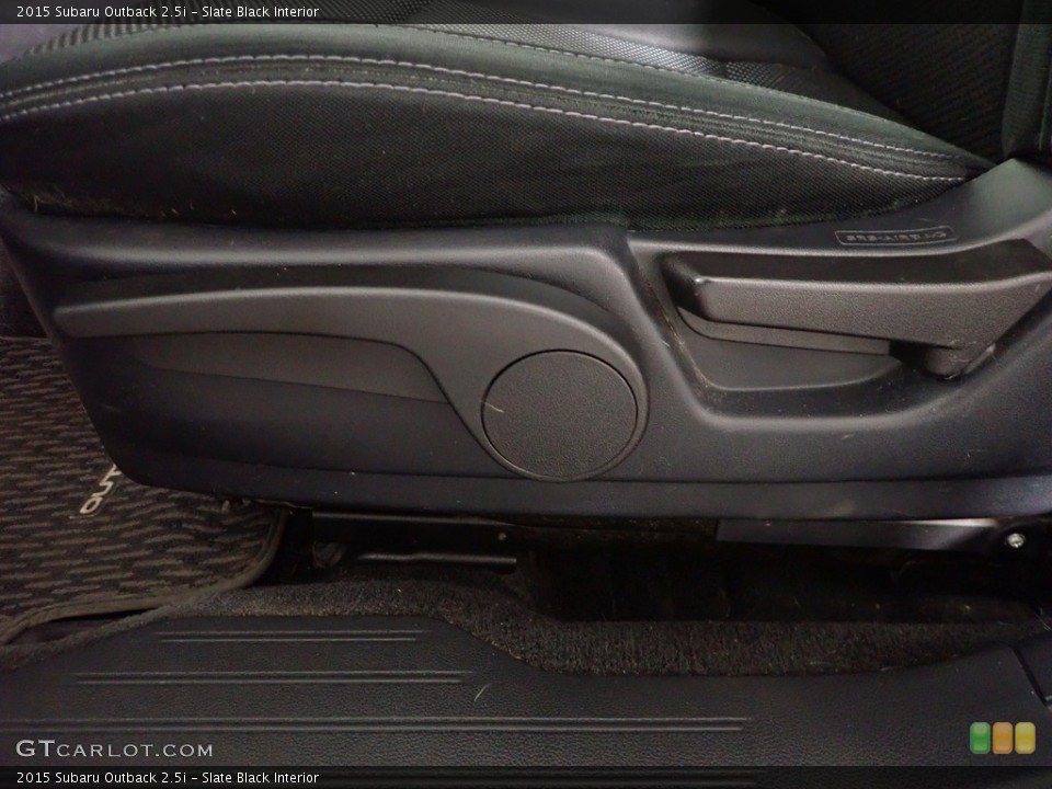 Slate Black Interior Front Seat for the 2015 Subaru Outback 2.5i #146145900