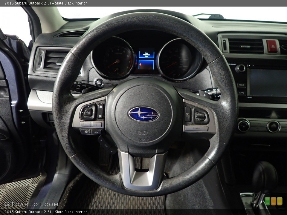 Slate Black Interior Steering Wheel for the 2015 Subaru Outback 2.5i #146145954