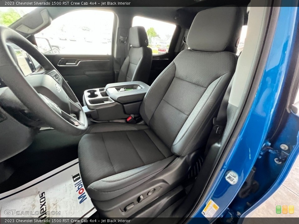 Jet Black Interior Photo for the 2023 Chevrolet Silverado 1500 RST Crew Cab 4x4 #146146338