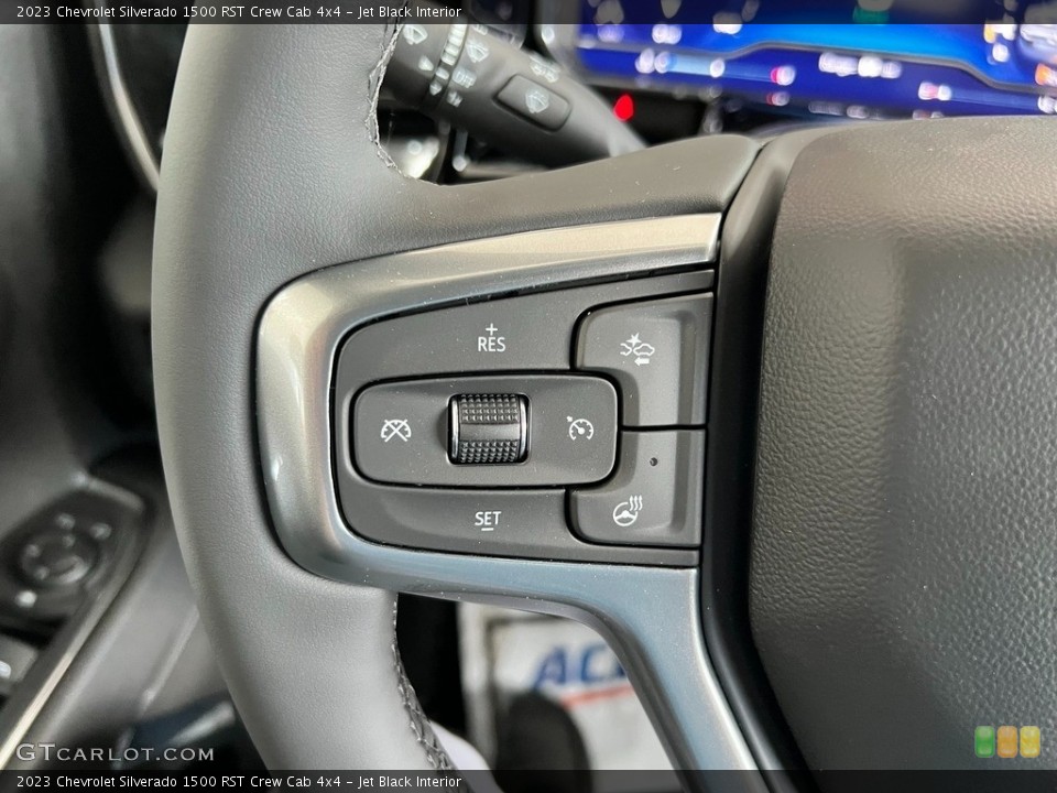Jet Black Interior Steering Wheel for the 2023 Chevrolet Silverado 1500 RST Crew Cab 4x4 #146146413