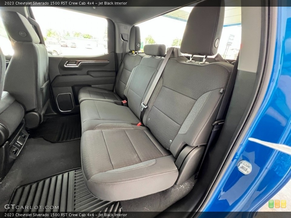 Jet Black Interior Rear Seat for the 2023 Chevrolet Silverado 1500 RST Crew Cab 4x4 #146146659