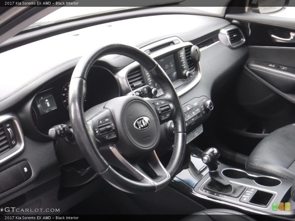 Black Interior Dashboard for the 2017 Kia Sorento EX AWD #146147046
