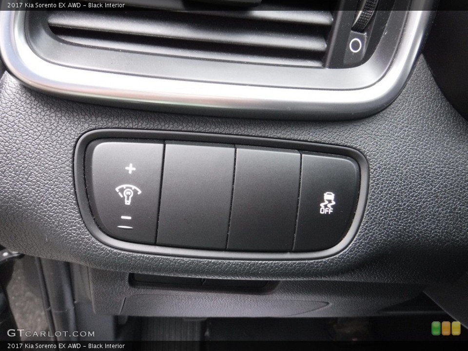 Black Interior Controls for the 2017 Kia Sorento EX AWD #146147067