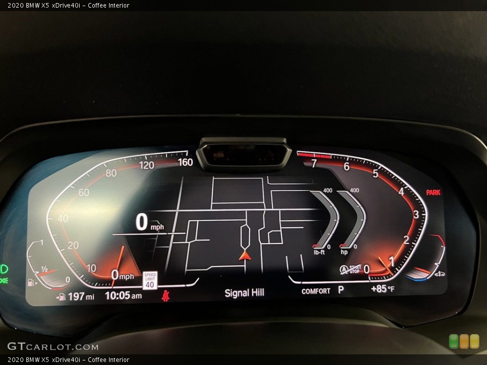 Coffee Interior Gauges for the 2020 BMW X5 xDrive40i #146147145