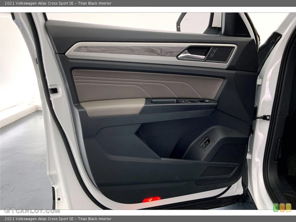 Titan Black Interior Door Panel for the 2021 Volkswagen Atlas Cross Sport SE #146147292
