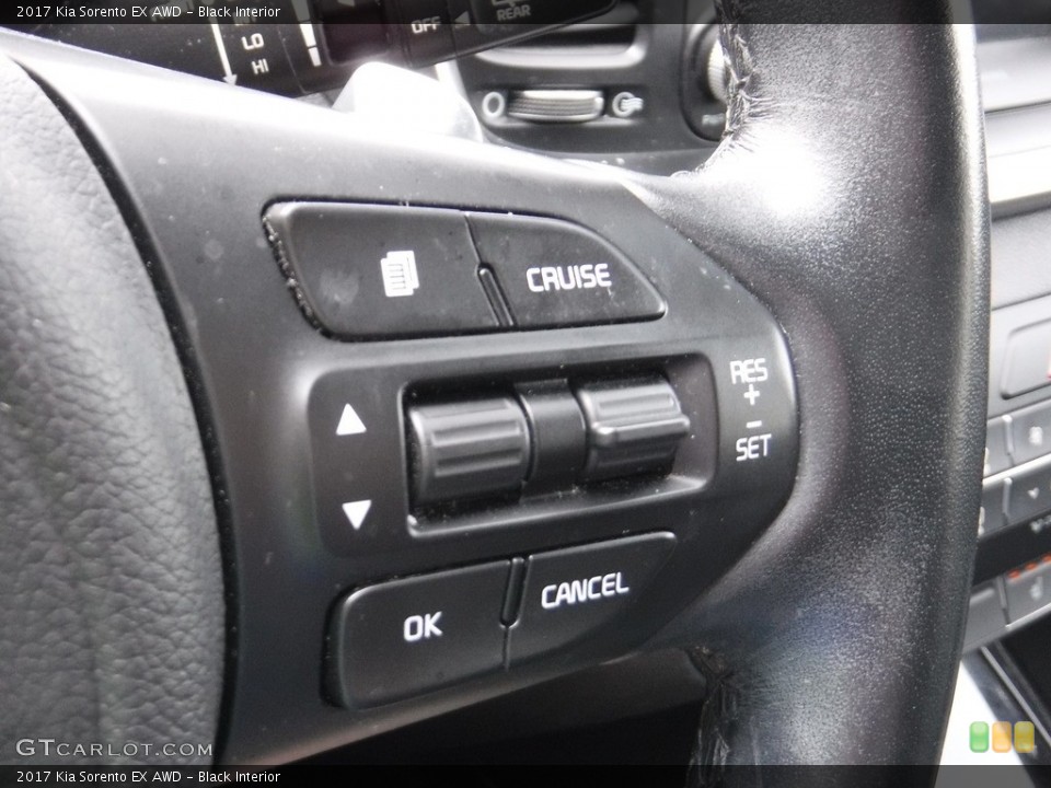 Black Interior Steering Wheel for the 2017 Kia Sorento EX AWD #146147301