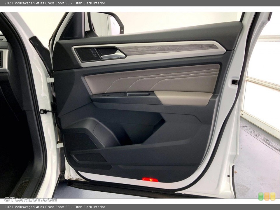 Titan Black Interior Door Panel for the 2021 Volkswagen Atlas Cross Sport SE #146147313