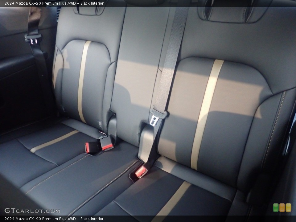 Black Interior Rear Seat for the 2024 Mazda CX-90 Premium Plus AWD #146147808
