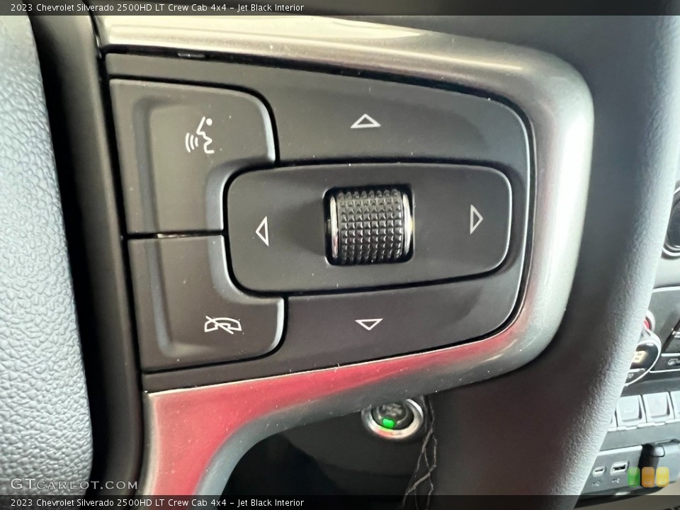 Jet Black Interior Steering Wheel for the 2023 Chevrolet Silverado 2500HD LT Crew Cab 4x4 #146149263